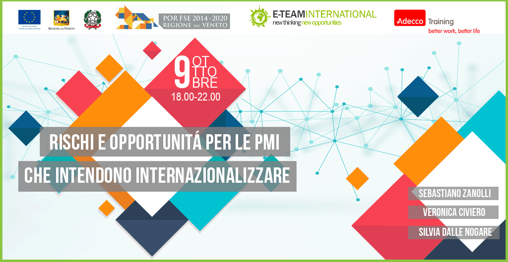 Workshop gratuito: Rischi e opportunità per le PMI che intendono internazionalizzare